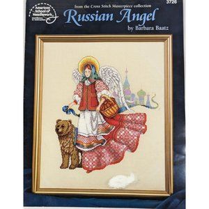 Russian Angel Cross Stitch Pattern #3726 By Barbara Baatz Cross Stitch Masterpie